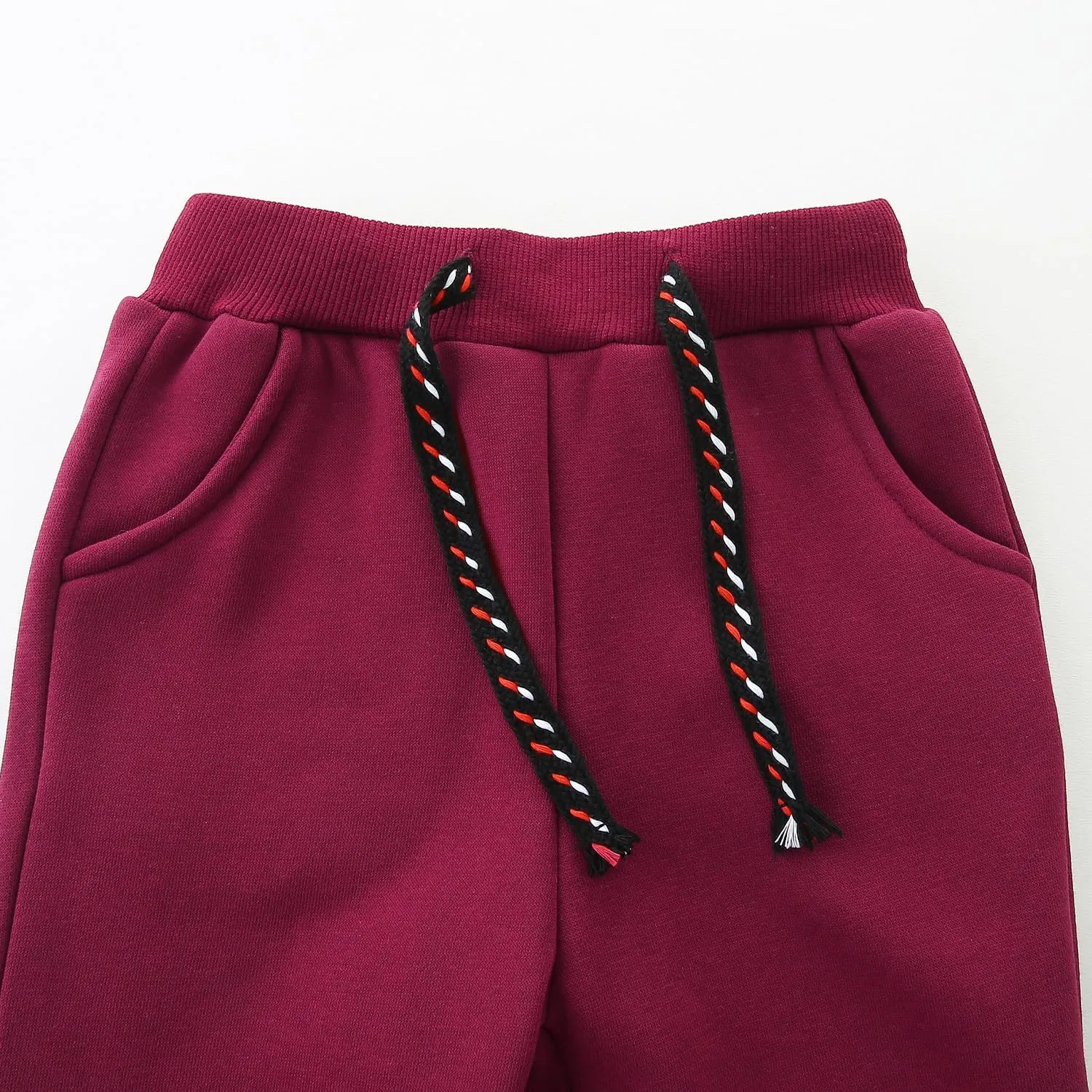 3 Pack Boy's and Girl's Fleece Pull on Jogger Sweatpant with Pockets and Drawstring 2-13 Years