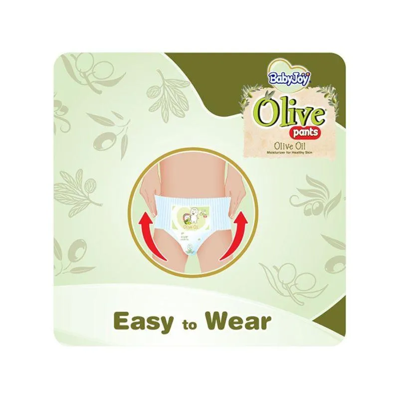 Baby Joy Olive Pants Mega Box - Size 3 - Medium - 6-12 kg - 162 Diapers