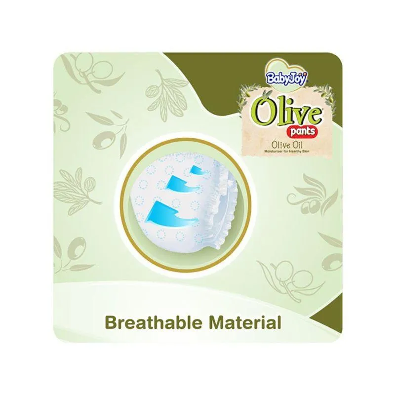 Baby Joy Olive Pants Mega Box - Size 3 - Medium - 6-12 kg - 162 Diapers