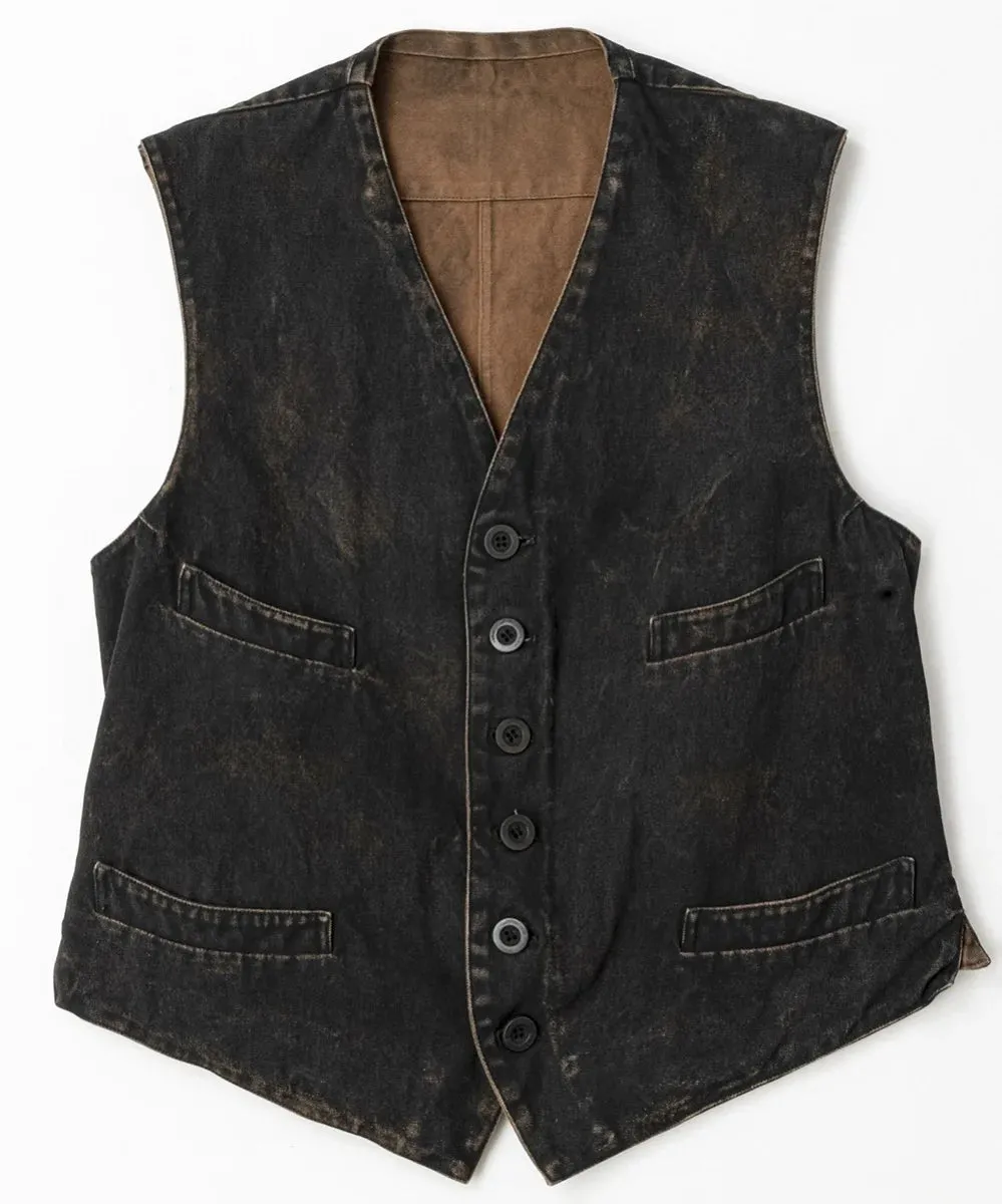 Belafonte Ragtime Clothing, Service Vest, Doromole Canvas, Doro Brown, 26-15