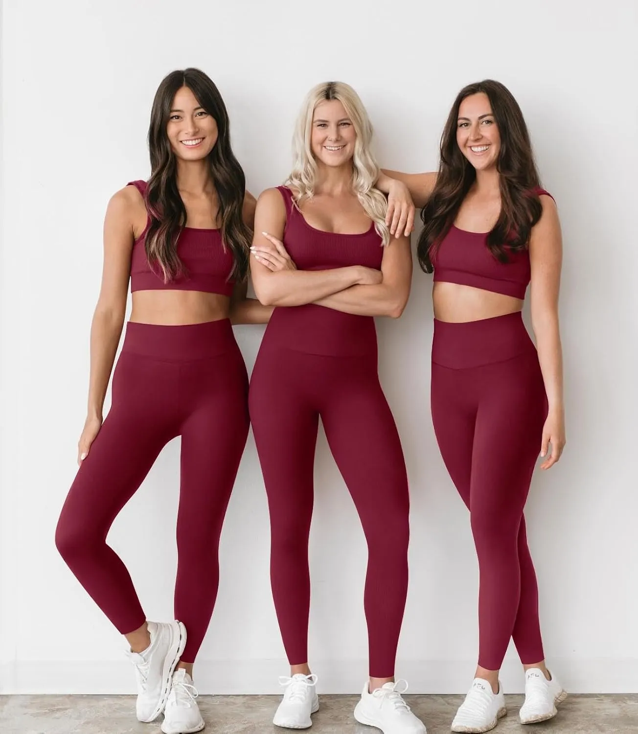 Blisset High Waist Leggings for Women - Opaque, Soft Tummy Control Athletic Pants for Yoga, Running, Workout and Gym