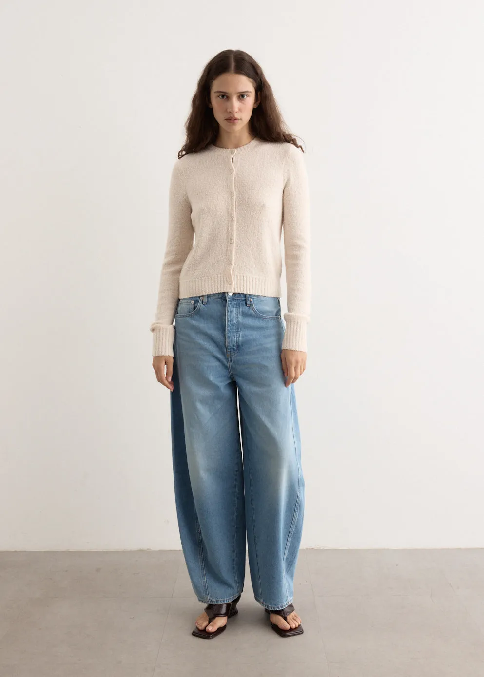 Boucle Wool Cardigan