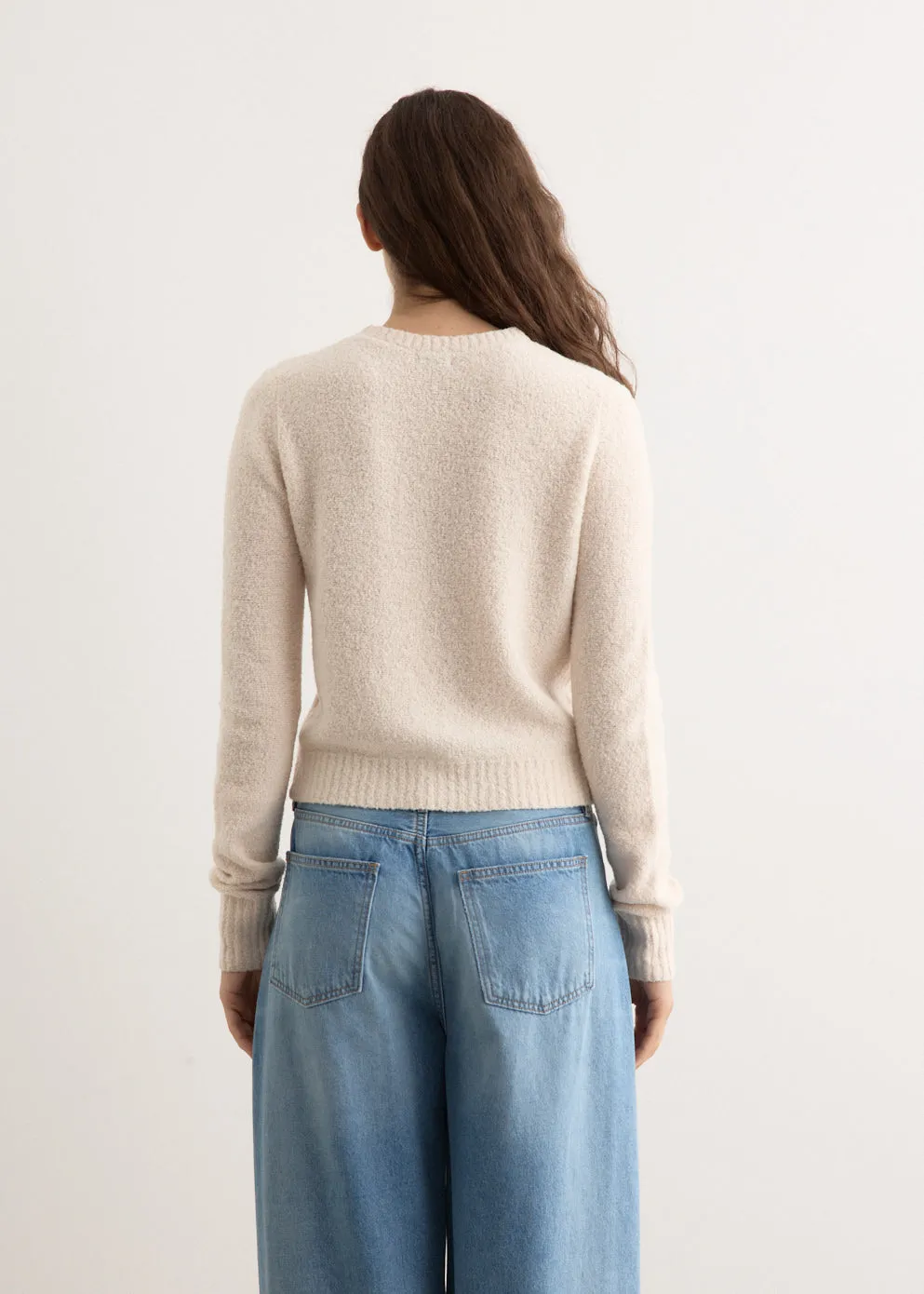 Boucle Wool Cardigan