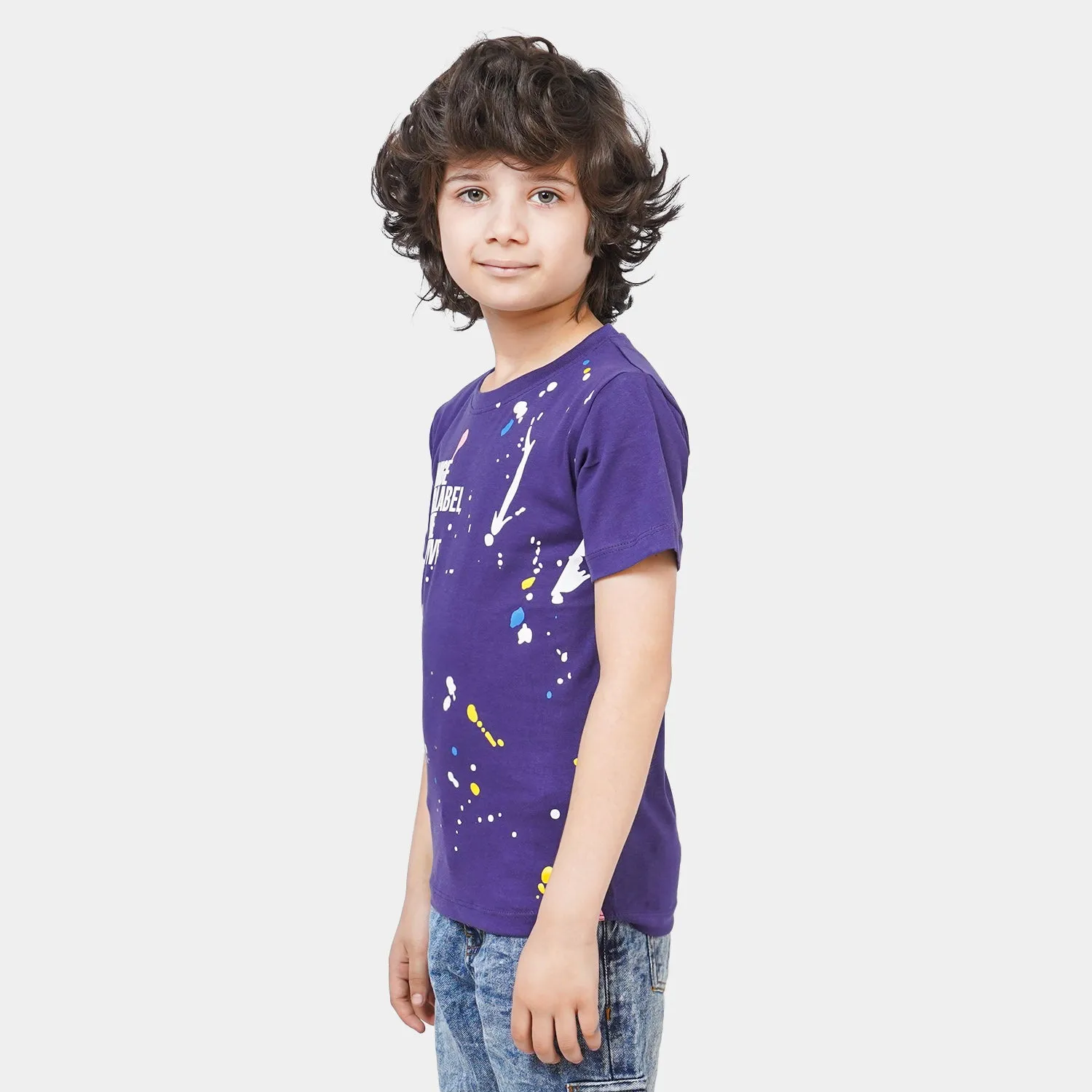 Boys T-Shirt Be Creative | Navy Blue