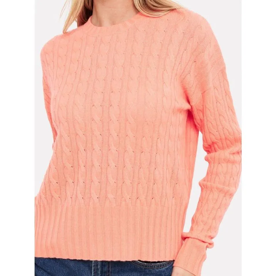 Brodie Cashmere Cathy Cashmere Cable Knit