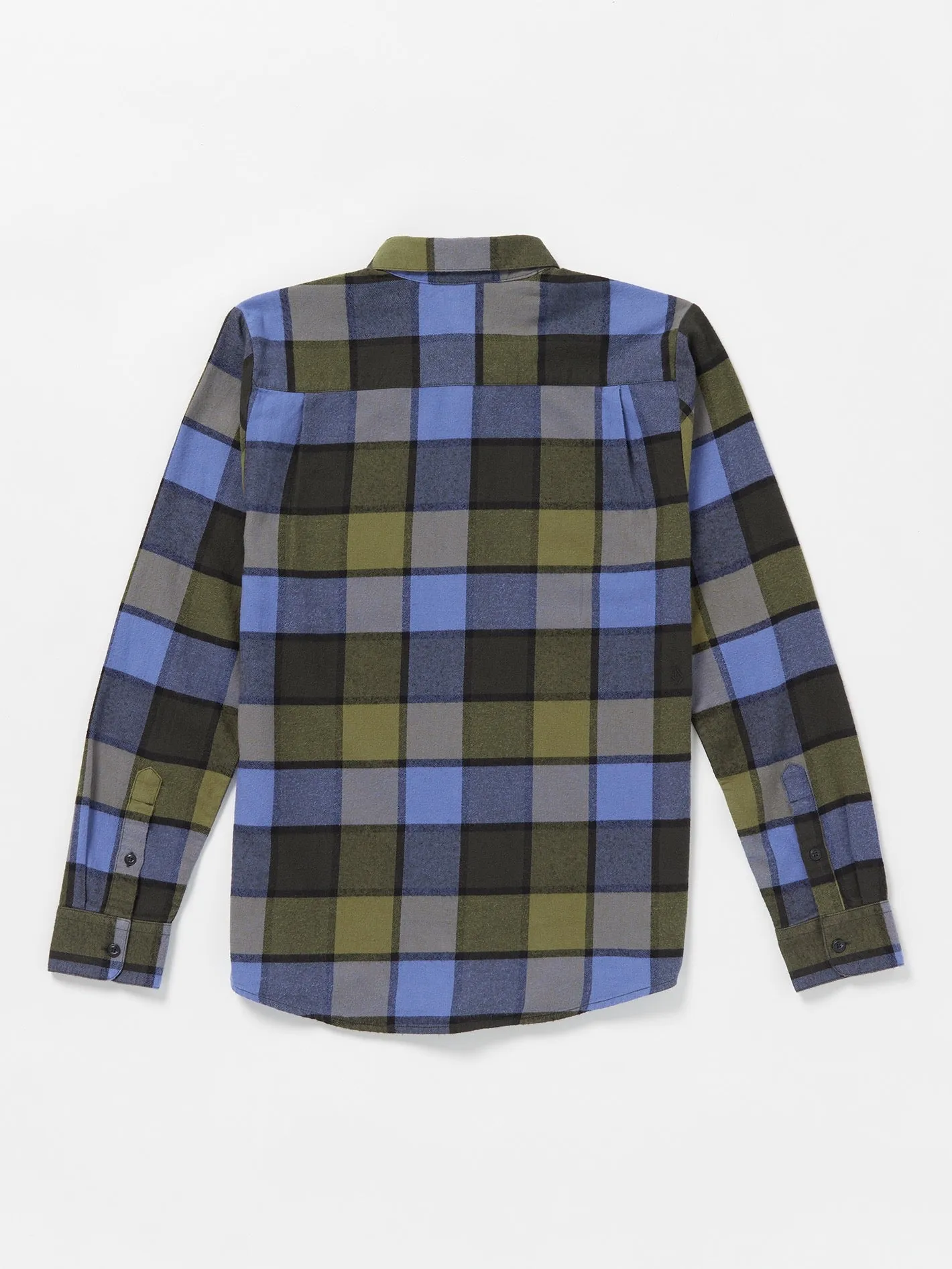 Caden Plaid Long Sleeve Shirt - Rinsed Black