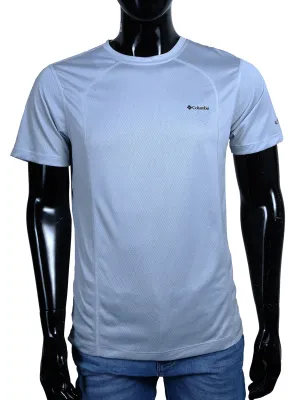 Columbia Mens S/S R-N Dry Fit T-Shits (Silver)