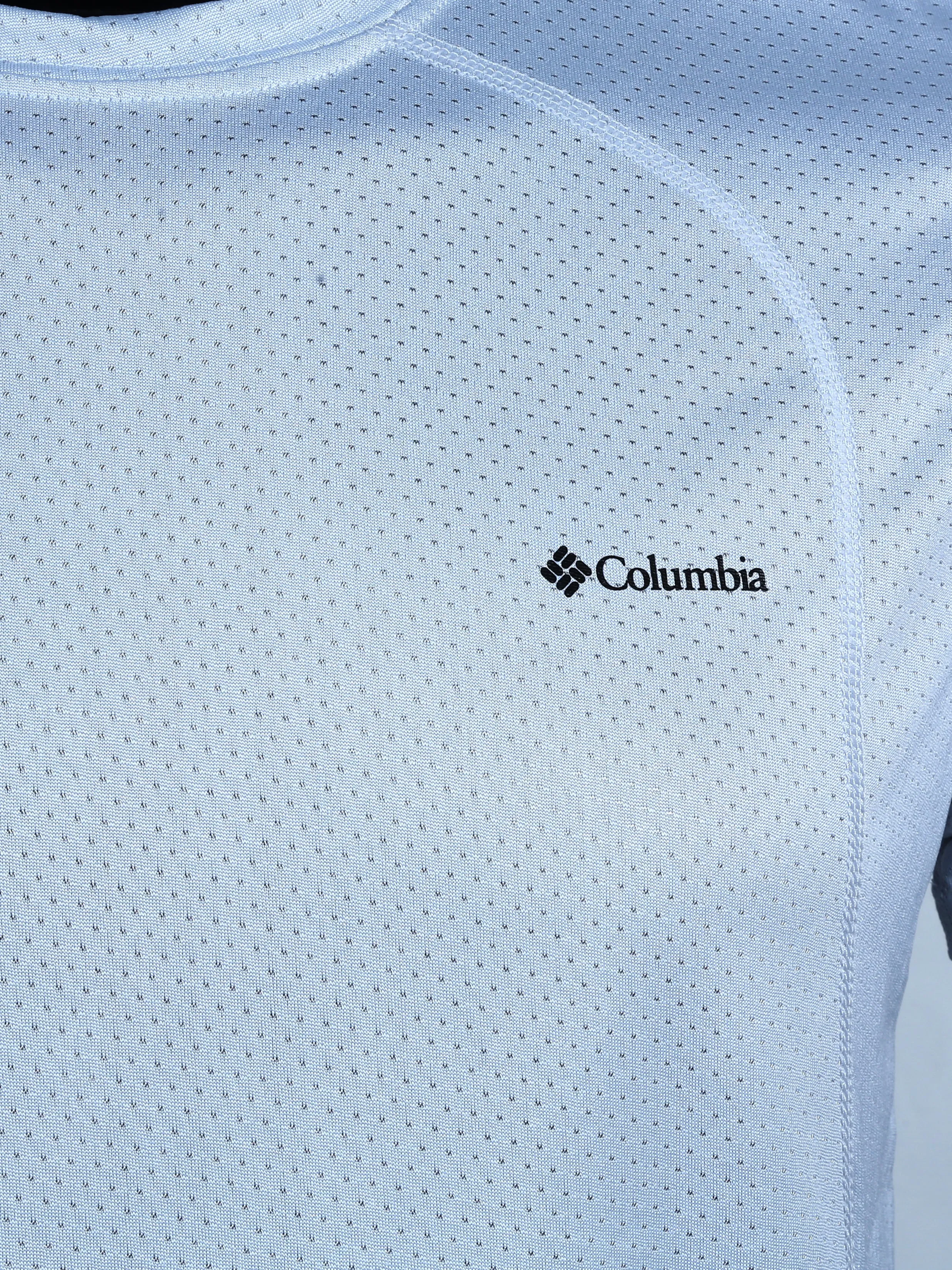 Columbia Mens S/S R-N Dry Fit T-Shits (Silver)