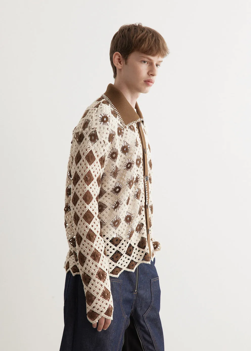 Crochet Cotton Cardigan