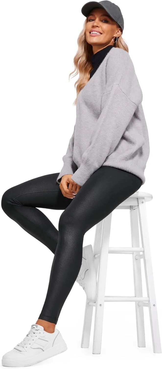 CRZ YOGA Butterluxe Extra Long Leggings for Tall Women 31 Inches - High Waisted Athletic Workout Soft Yoga Pants