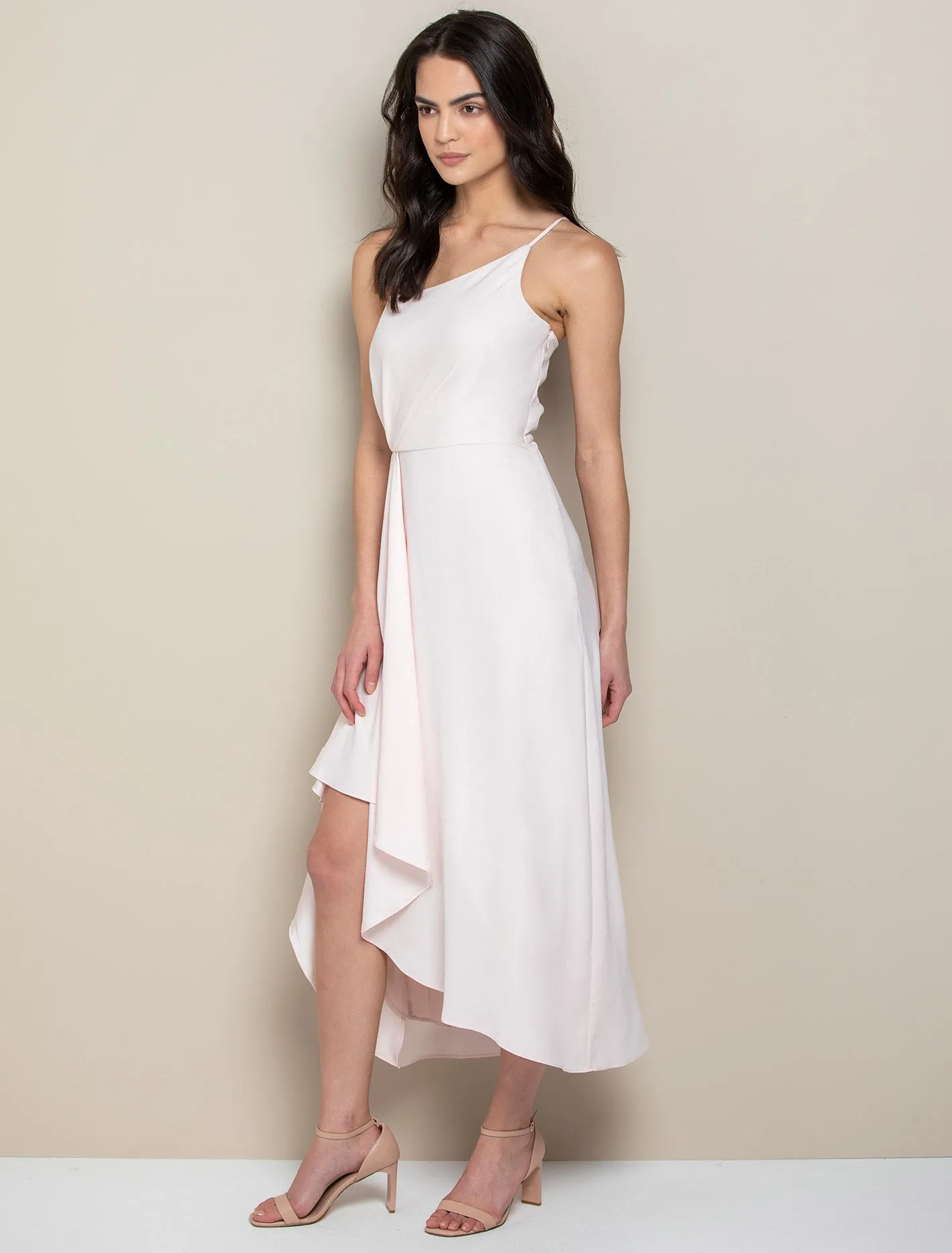 Danielle Strappy Ruffle Maxi Dress Gown