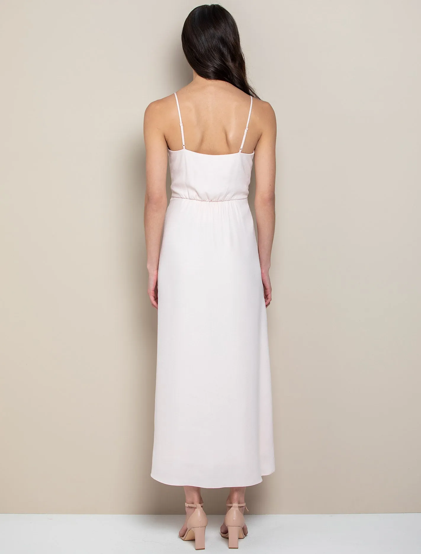Danielle Strappy Ruffle Maxi Dress Gown
