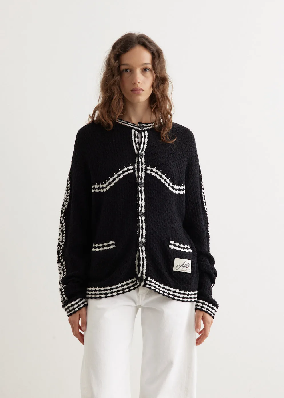 Fantasia Round-Neck Cardigan