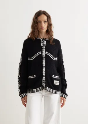 Fantasia Round-Neck Cardigan