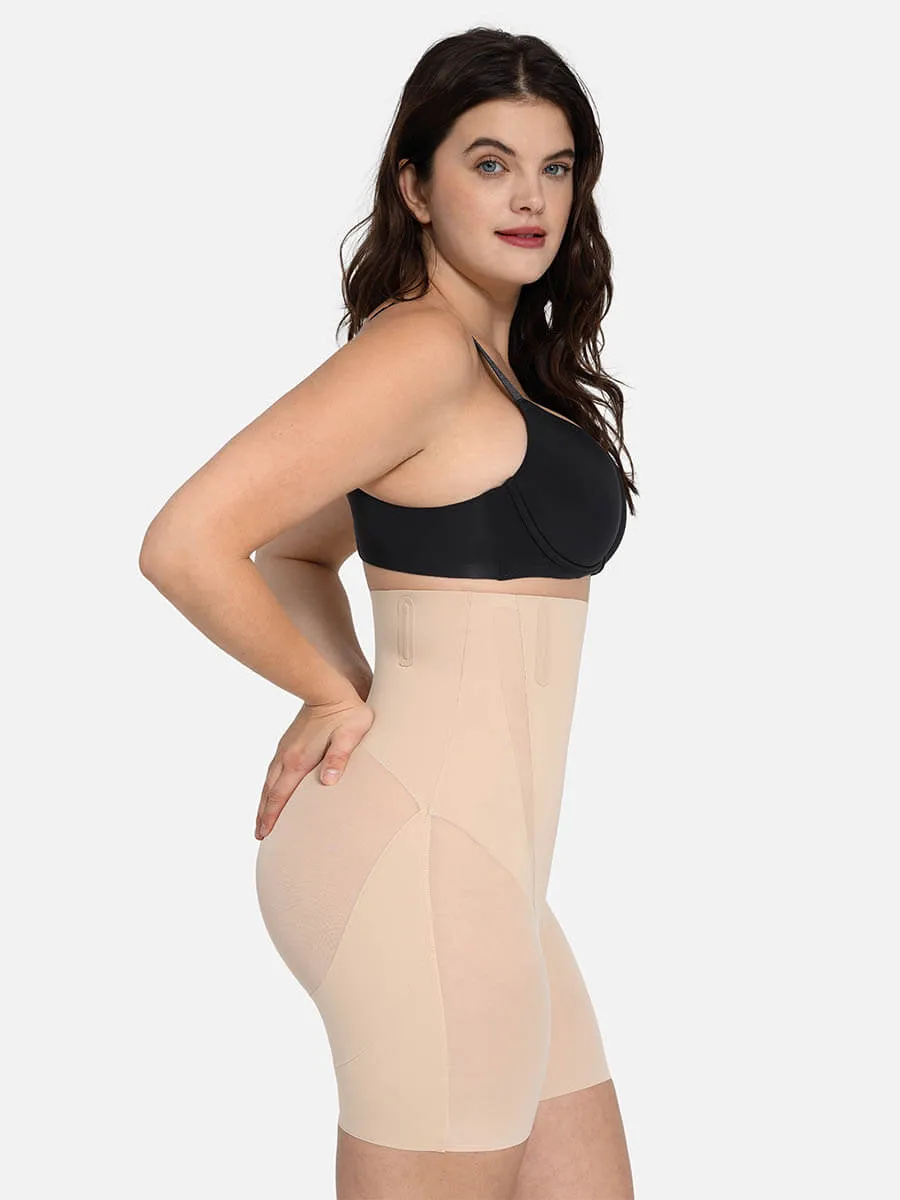 Feelingirl Double-layer Tummy Control High-waisted Shorts