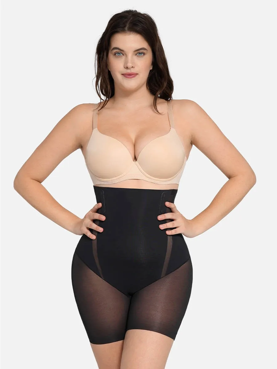 Feelingirl Double-layer Tummy Control High-waisted Shorts