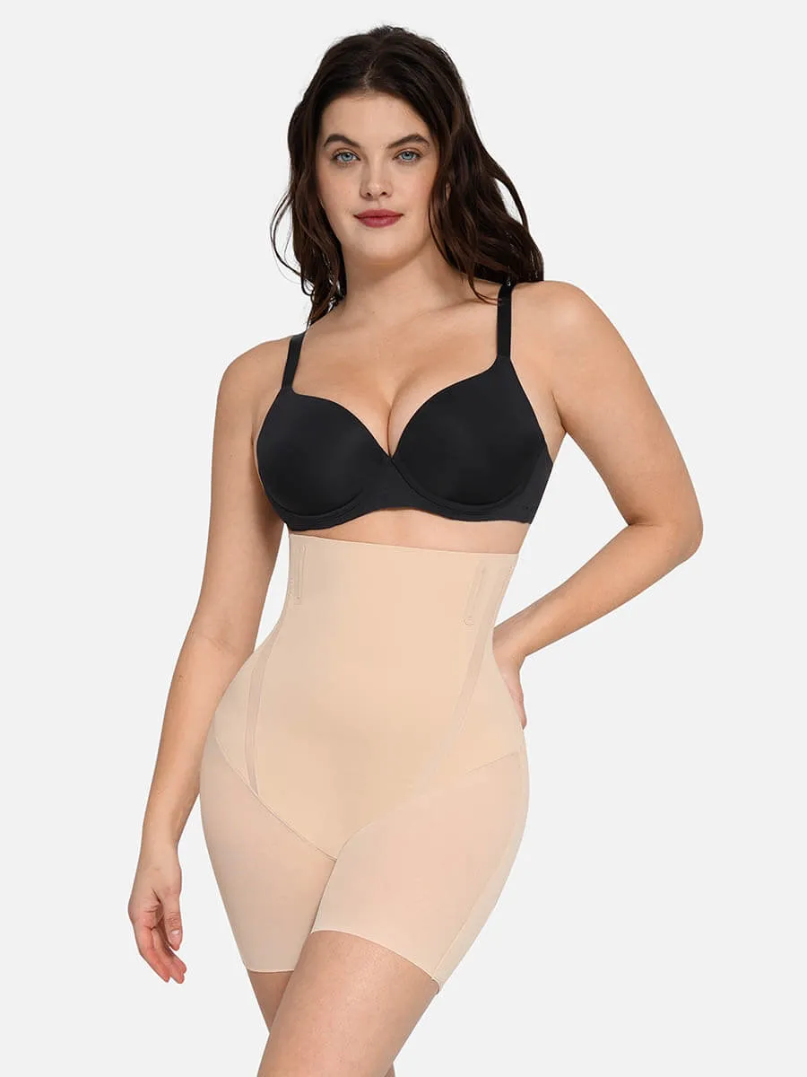 Feelingirl Double-layer Tummy Control High-waisted Shorts