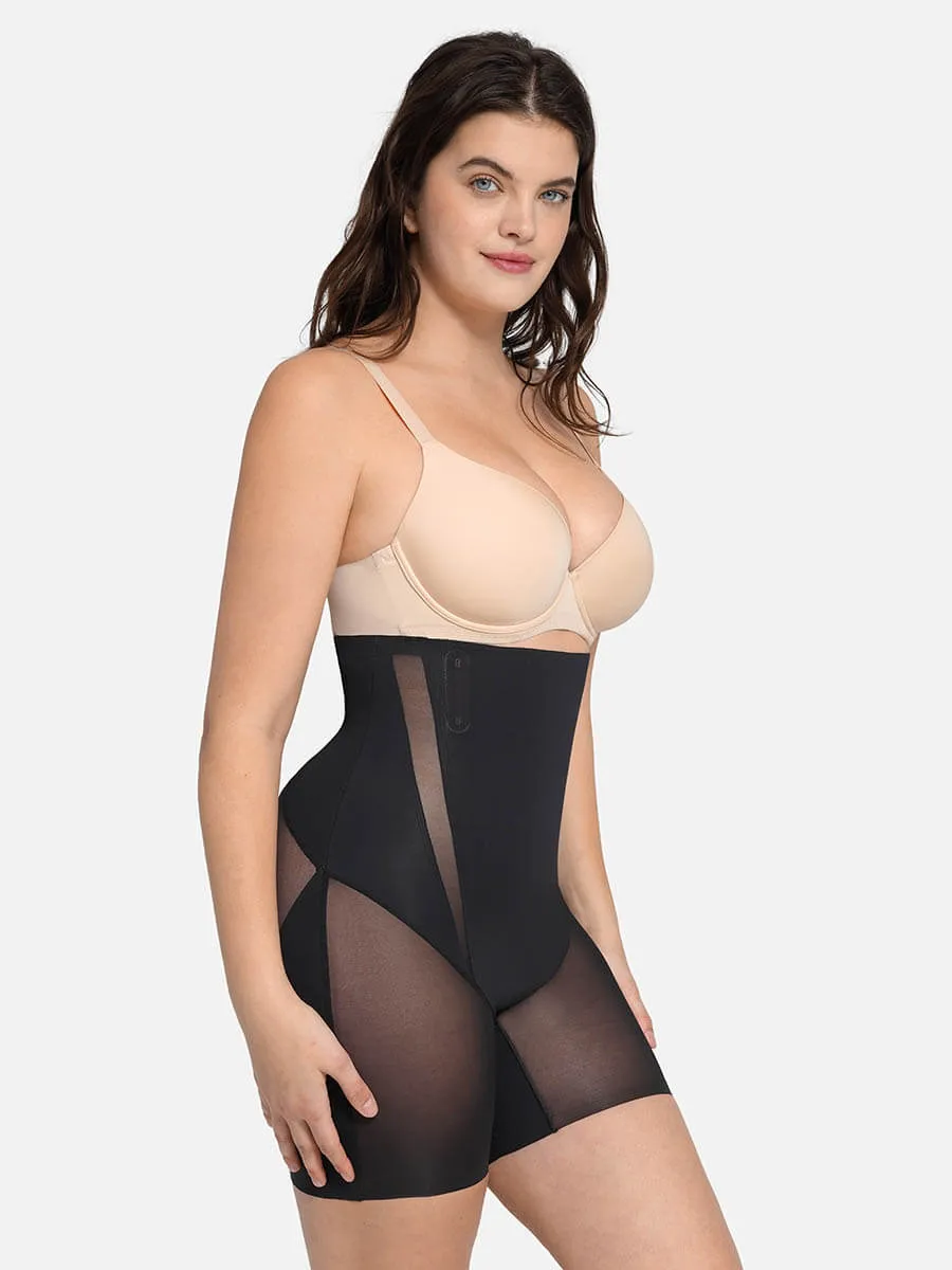Feelingirl Double-layer Tummy Control High-waisted Shorts