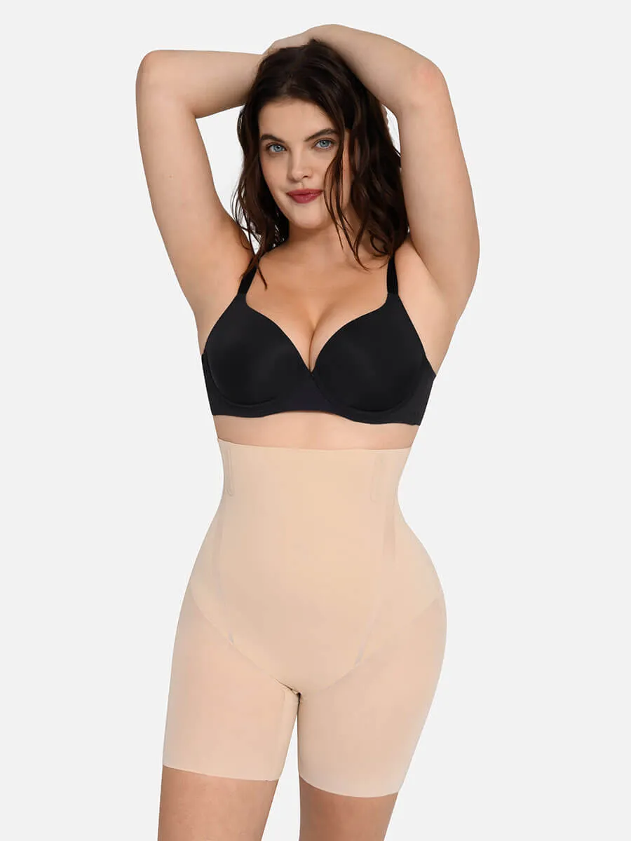 Feelingirl Double-layer Tummy Control High-waisted Shorts
