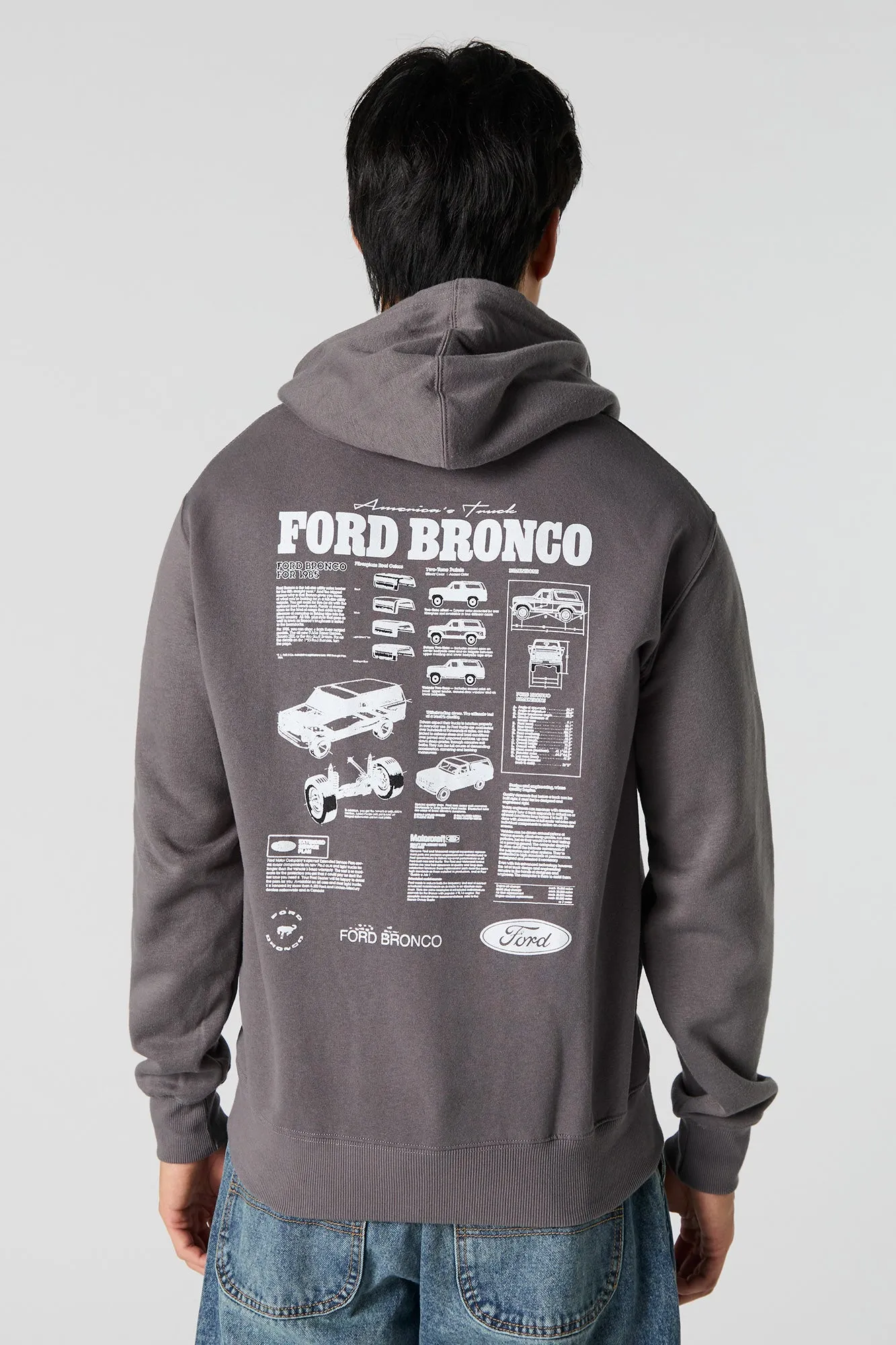 Ford Bronco Graphic Fleece Hoodie