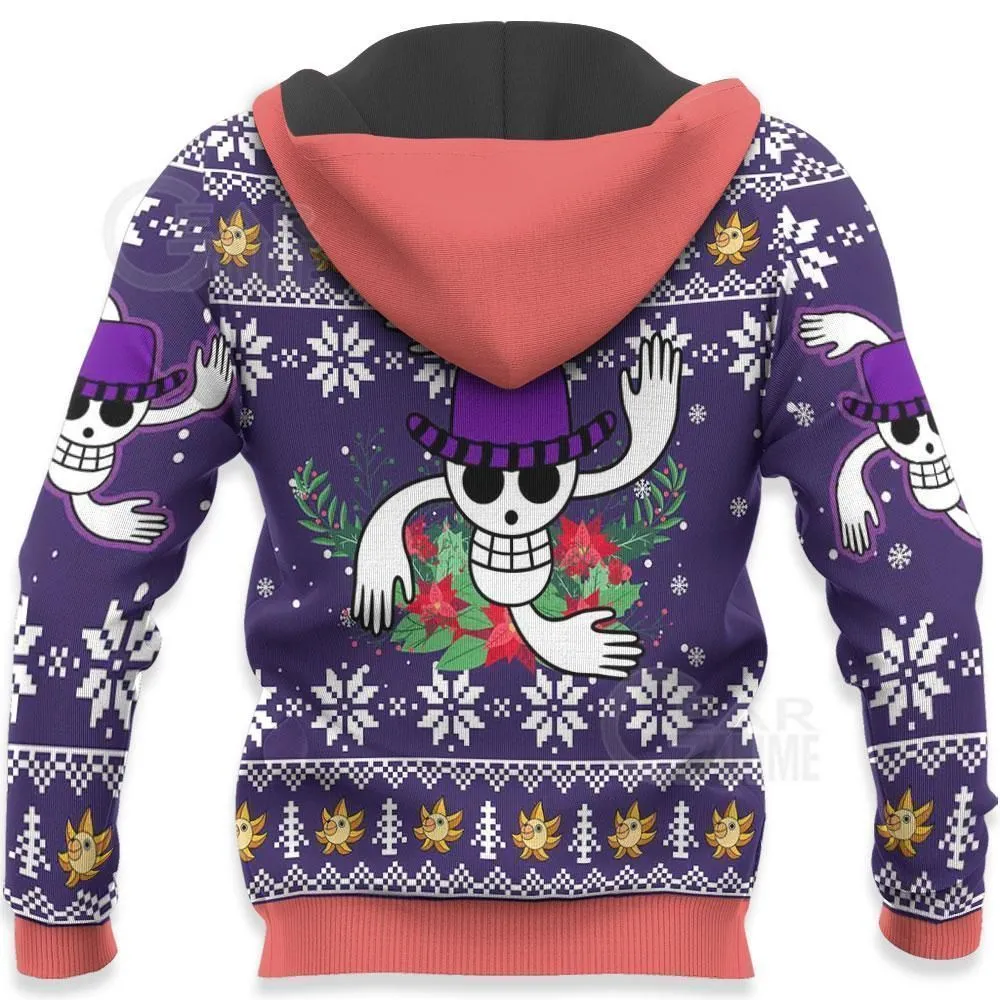 Giftngon - Nico Robin Ugly Christmas Sweater One Piece Anime Xmas