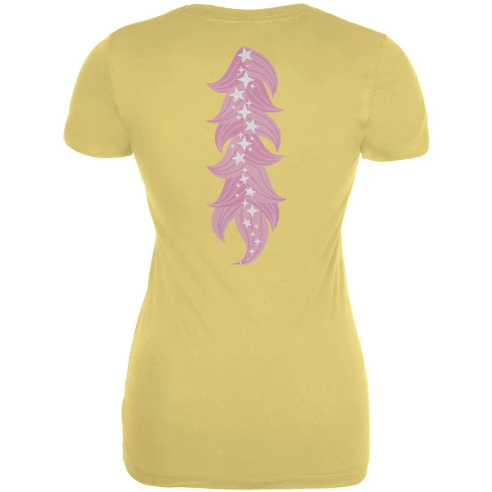 Halloween Magical Pony Costume Yellow Juniors Soft T Shirt