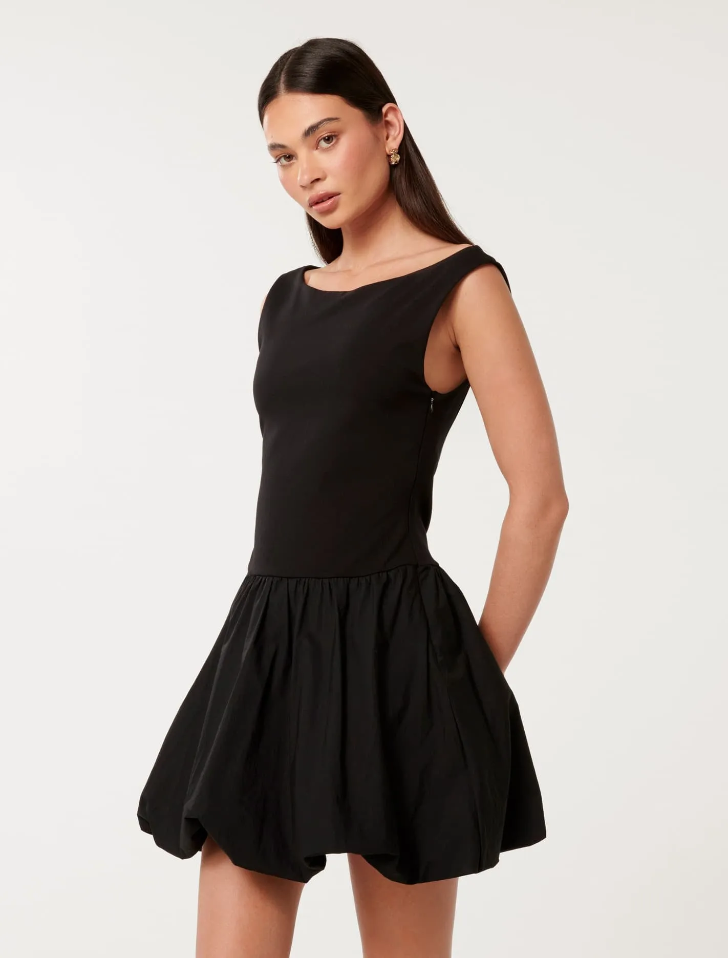 Jayla 2 In 1 Bubble Hem Mini Dress