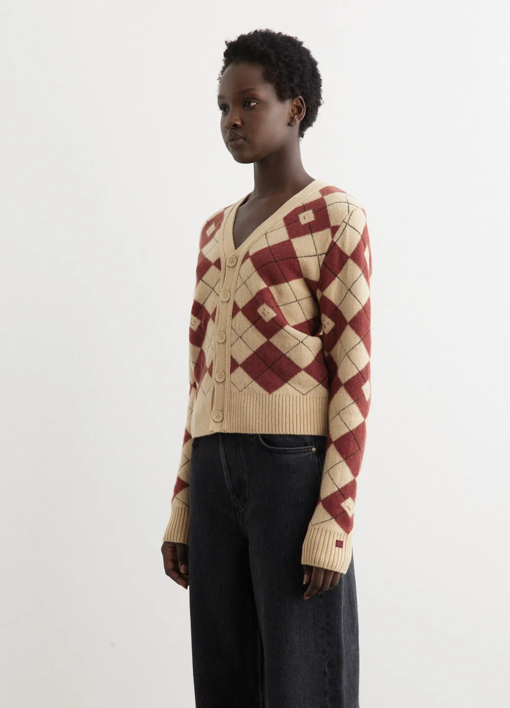 Kwanny Argyle Cardigan