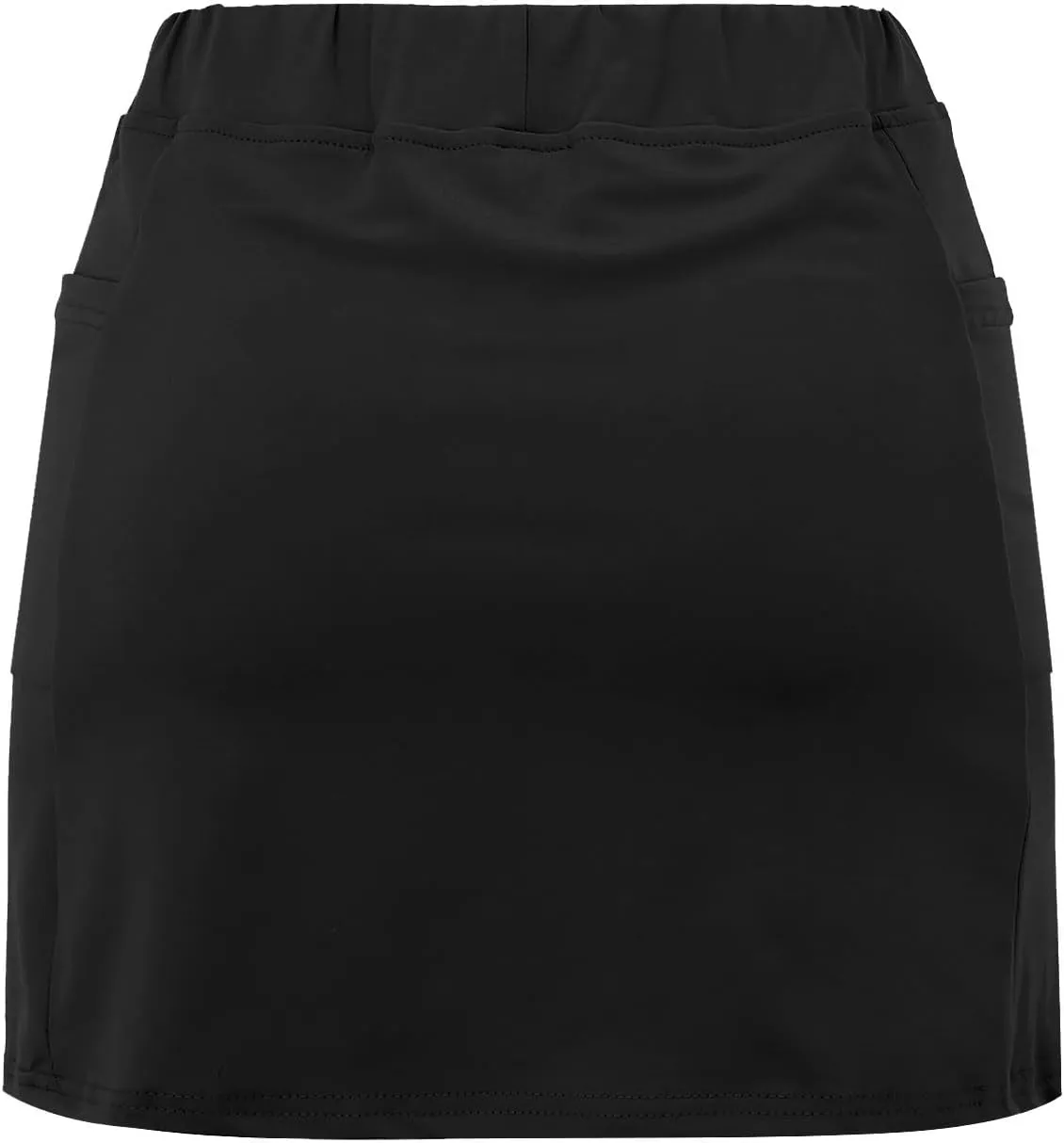 LCMTWX Lightweight High Waist Mid Waist Culottes Short Skirts Skinny Pants High Waisted Pleated Sports Skort with Pockets