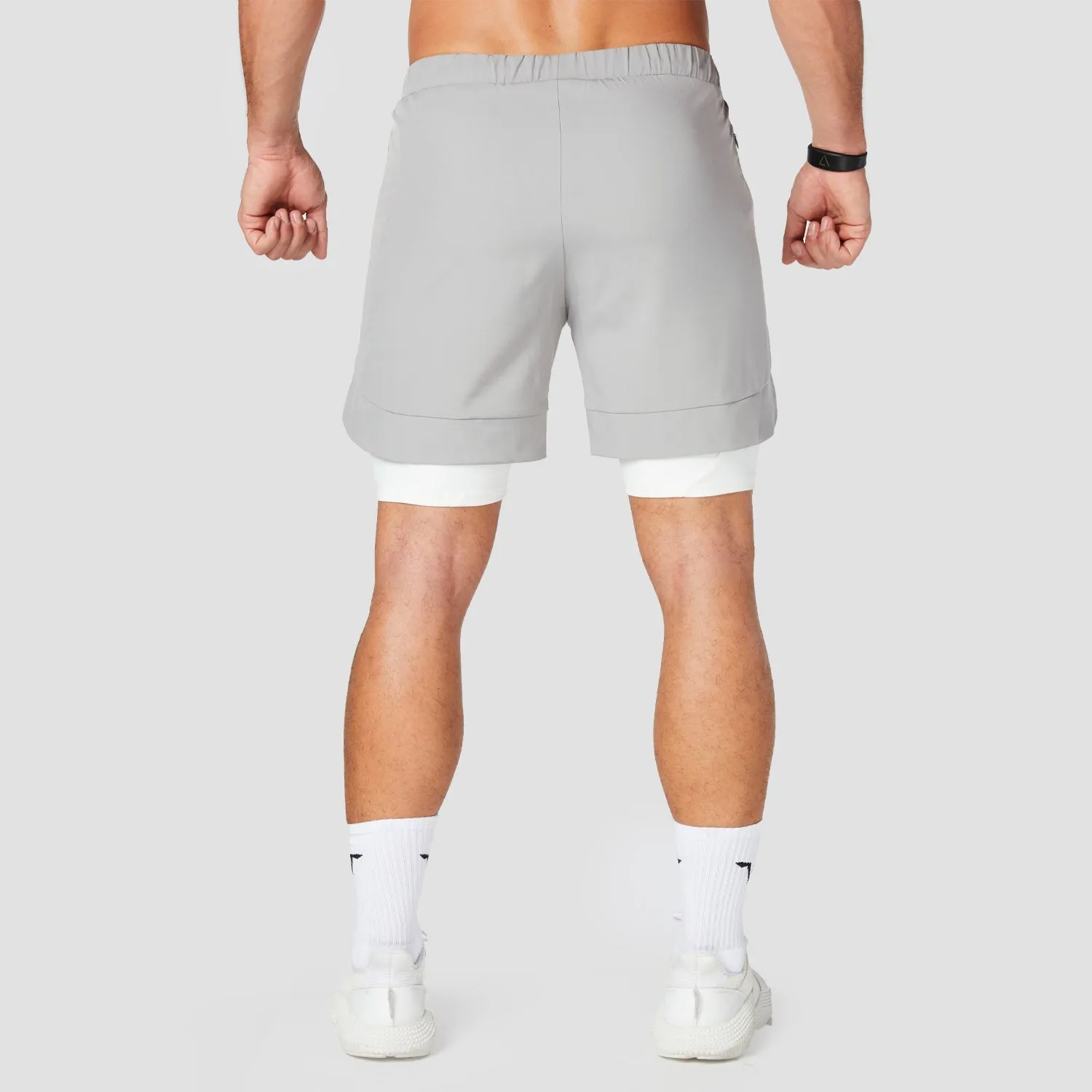 Limitless 2-in-1 Shorts - Light Grey