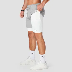 Limitless 2-in-1 Shorts - Light Grey