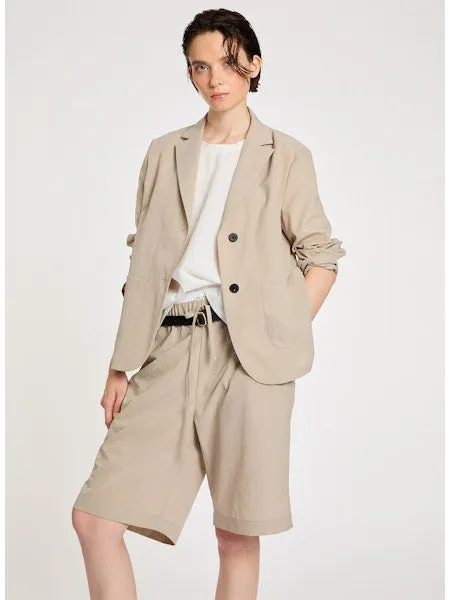 Lis Lareida Athleisure Blazer in Light Taupe