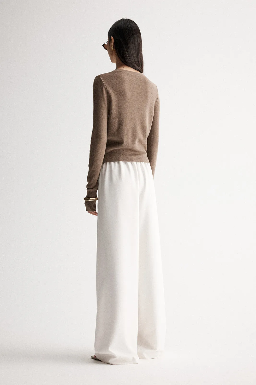Madeleine Knit Cardigan Camel