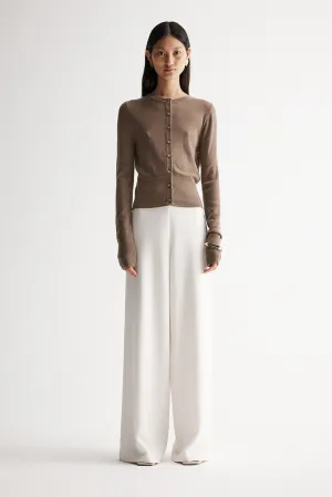 Madeleine Knit Cardigan Camel
