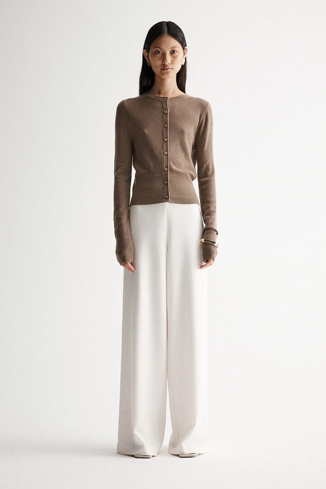 Madeleine Knit Cardigan Camel