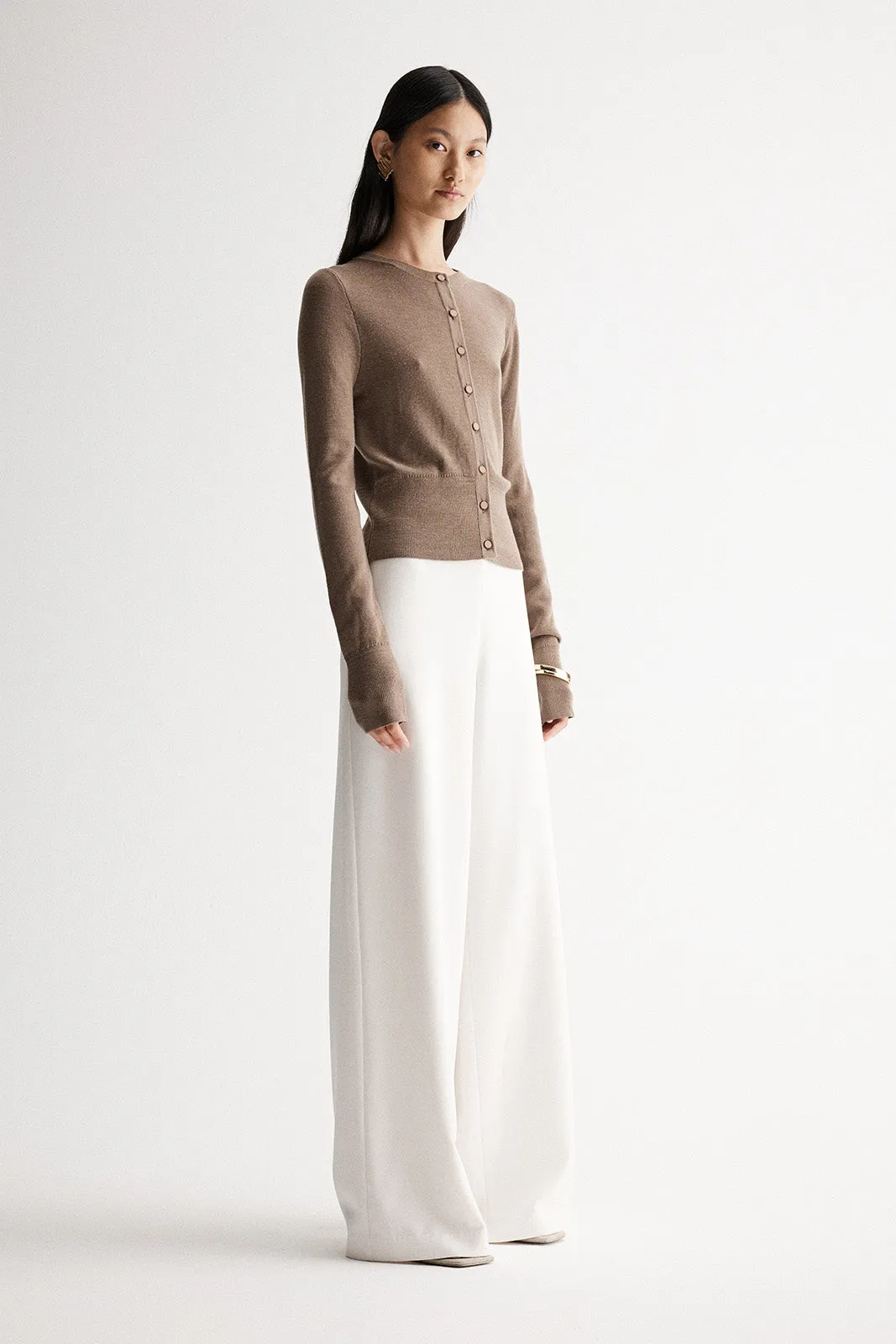 Madeleine Knit Cardigan Camel