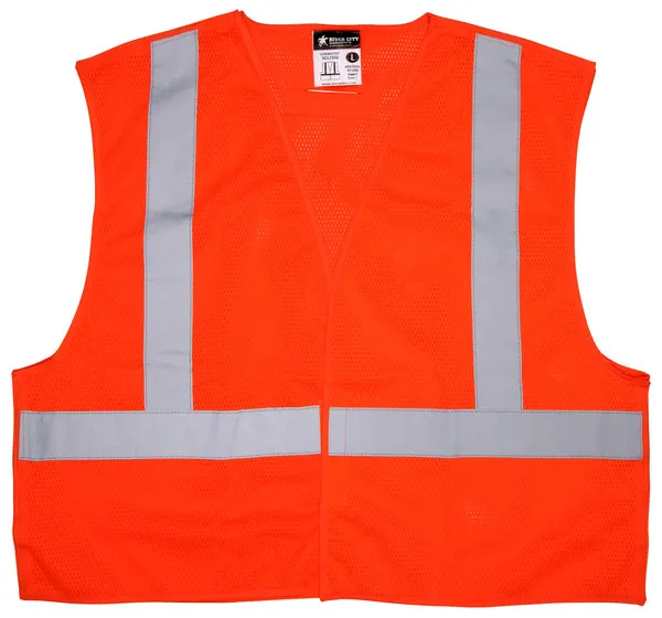 MCR Safety Class 2, Tear-Away,  X-Back, Orang X4