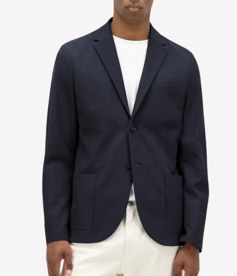 Men Loro Piana Blazer in Navy Blue