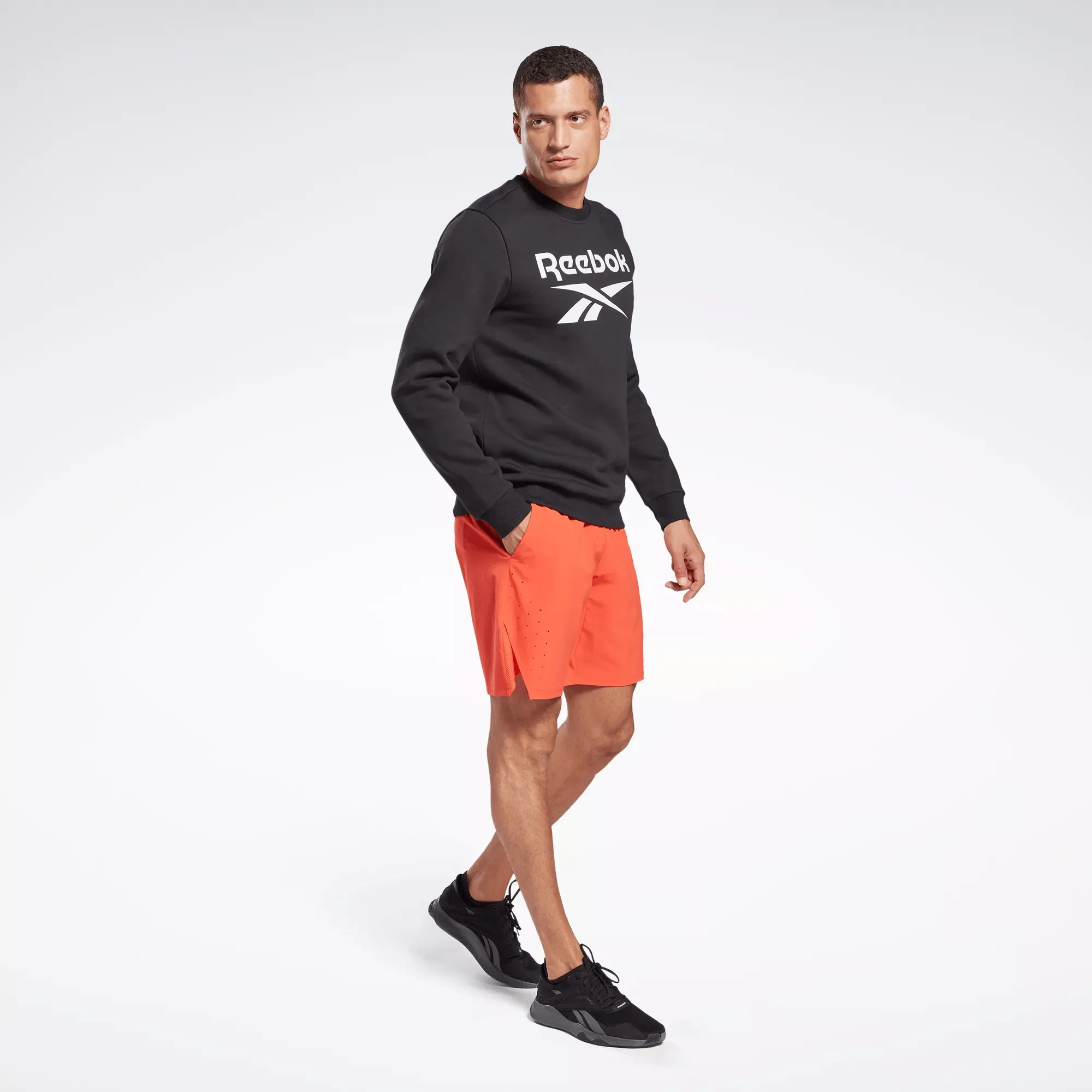 Men's Reebok Identity Fleece Crew Sweatshirt