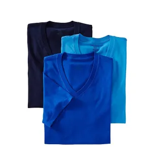 Nautica Men's 3-Pack Cotton V-Neck T-Shirt
