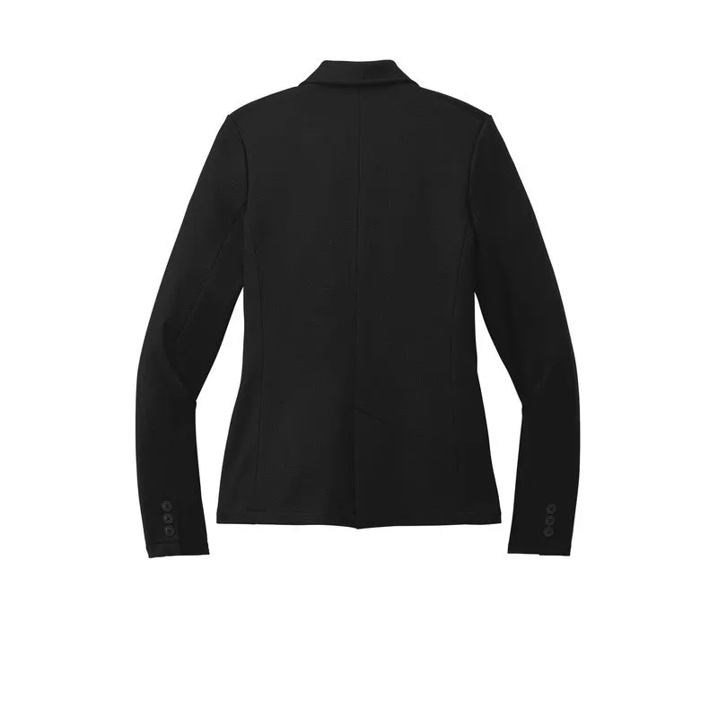 NEW SEI Mercer Mettle Womens Relaxed Knit Blazer - Deep Black