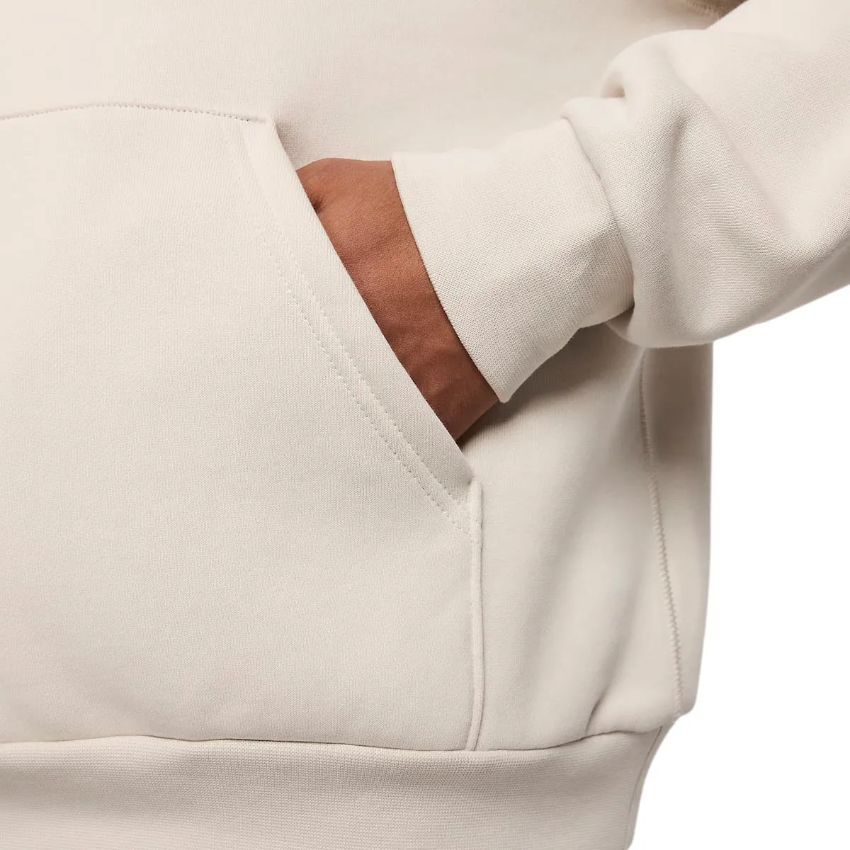 Nike SB Essentials Logo Pullover Hoodie - Light Orewood Brown/White
