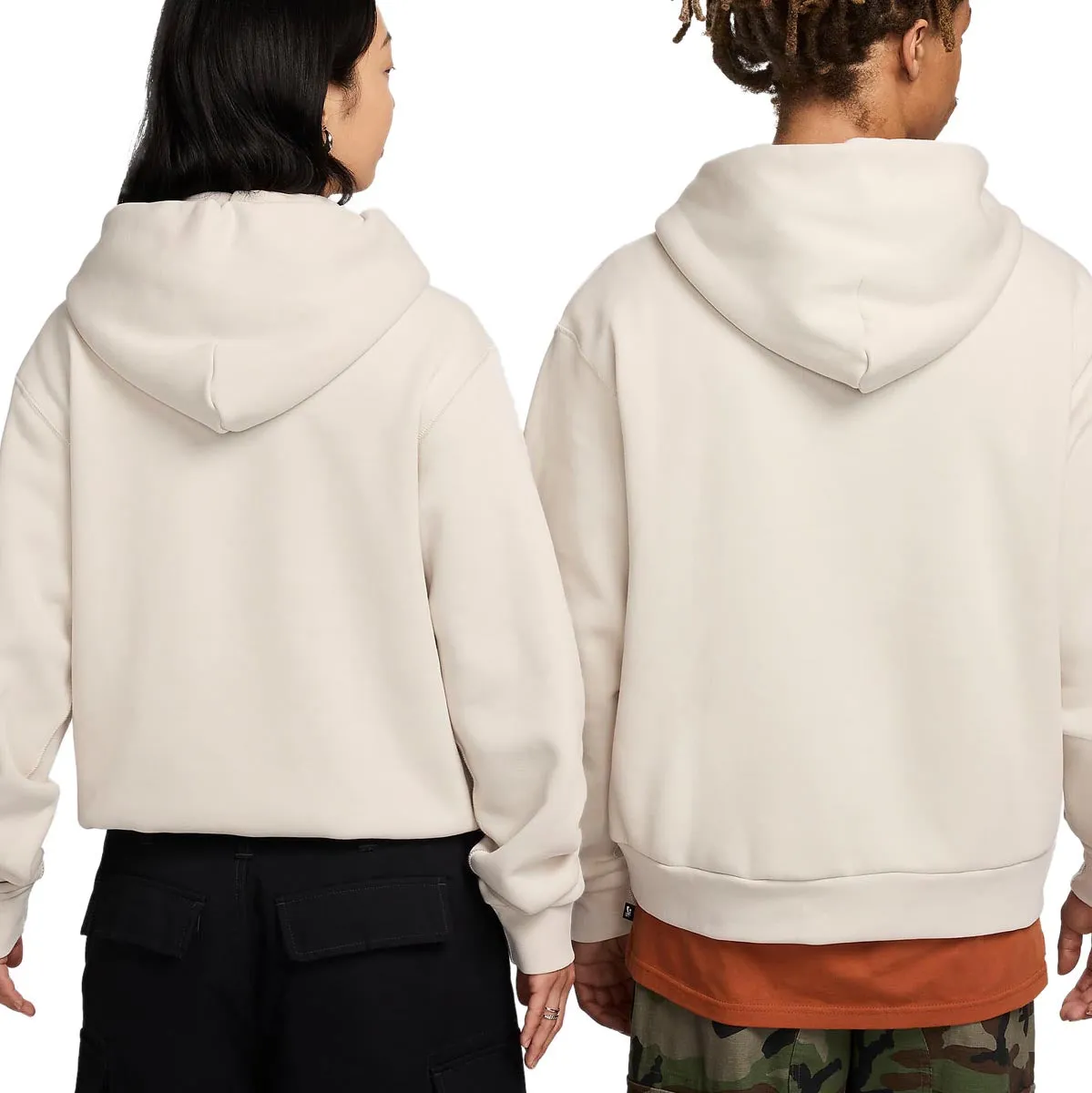 Nike SB Essentials Logo Pullover Hoodie - Light Orewood Brown/White