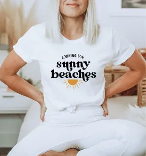 OCEAN & 7TH- Sunny Beaches Soft-Style Tee- 4 COLORS CURVY SIZES 2X   3X