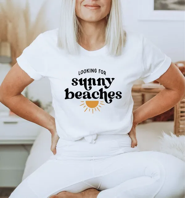 OCEAN & 7TH- Sunny Beaches Soft-Style Tee- 4 COLORS CURVY SIZES 2X   3X
