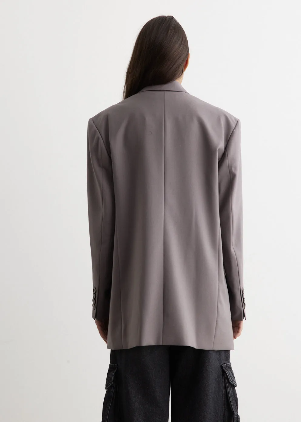 Over Fit Wool Blazer