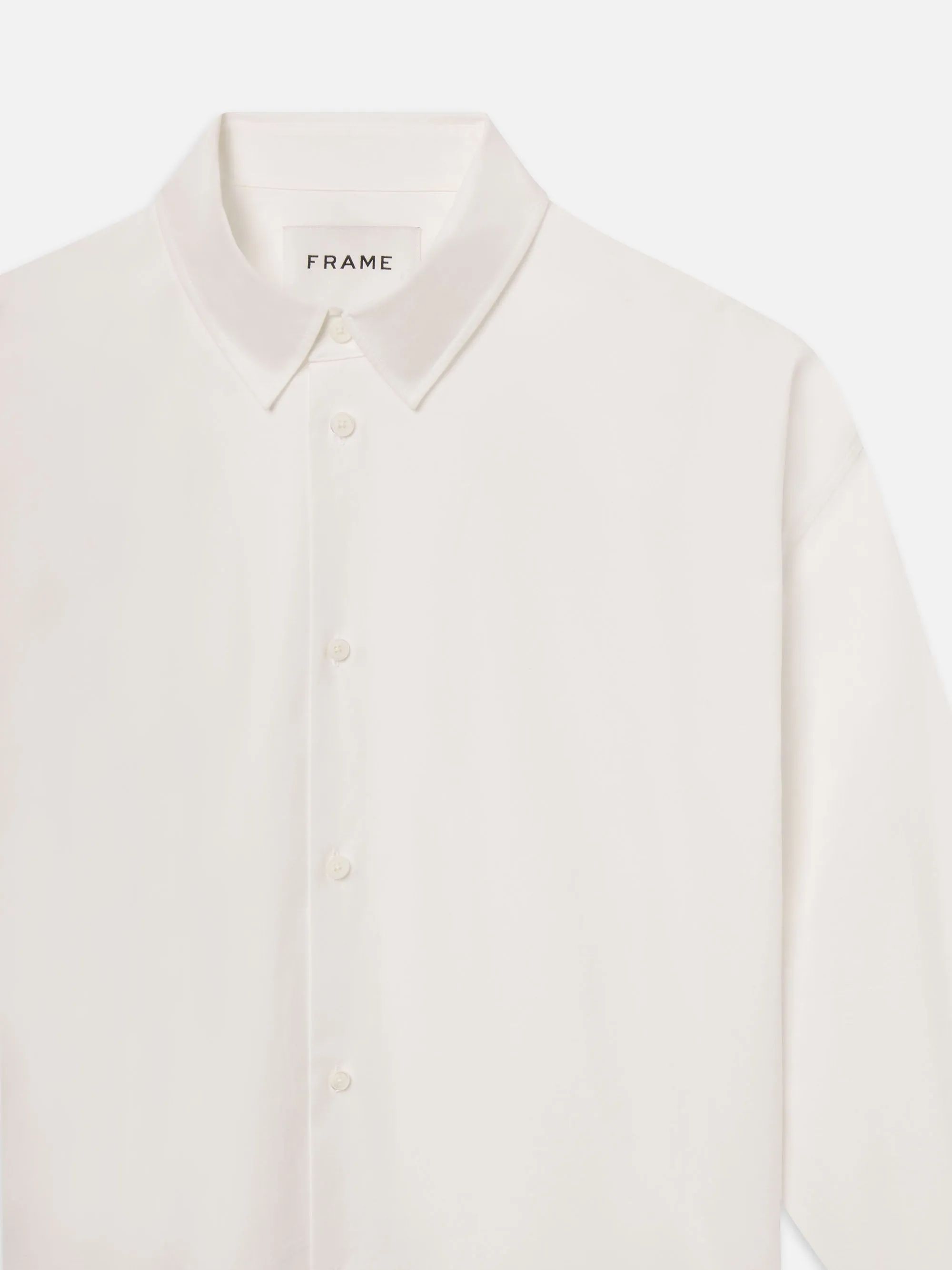 Relaxed Cotton Shirt -- White