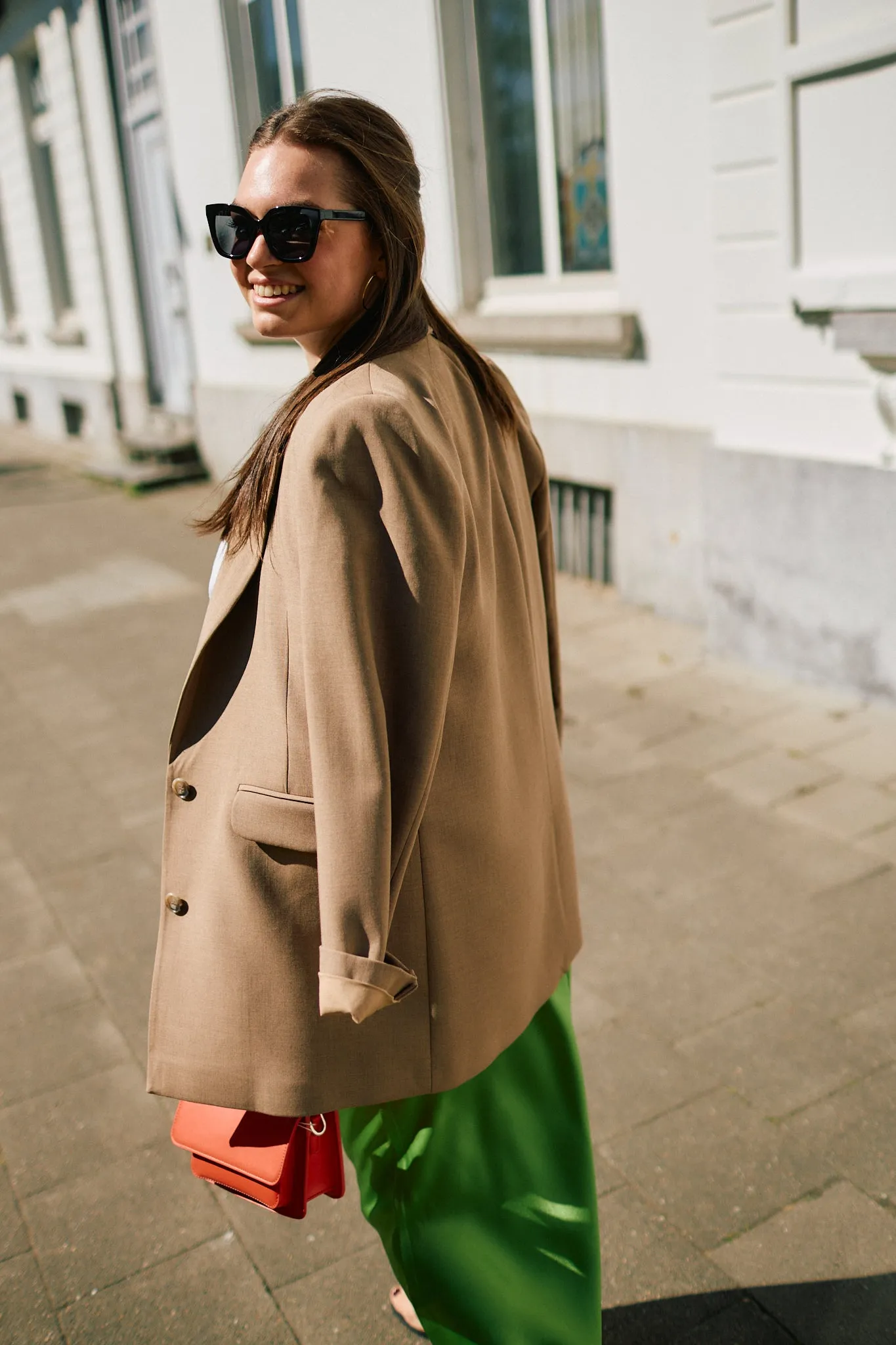Rita Relaxed Blazer Camel