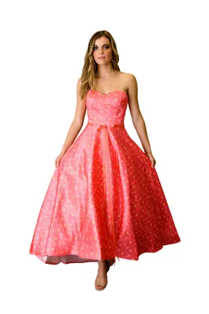 Shoulder-Less Formal Train Dress