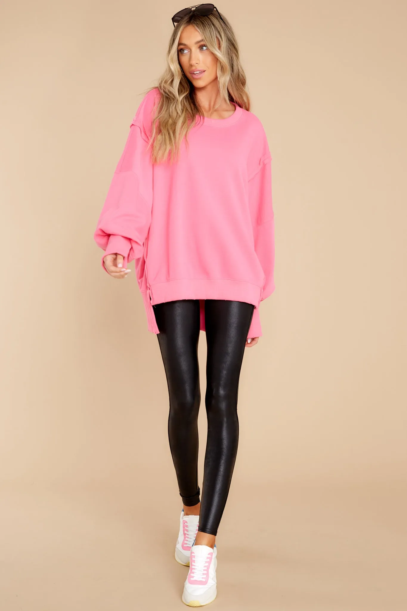 Stretch The Rules Hot Pink Top